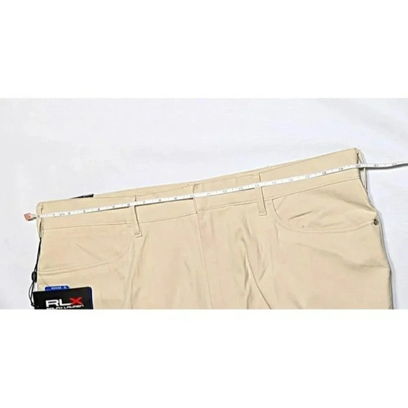 RLX Ralph Lauren Men's Active Fit Performance Twill Pants Basic Sand Size 38x32 - Picture 8 of 8